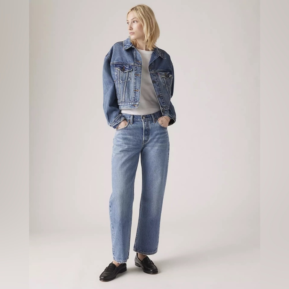 EUC LEVI’S 501 90s Ankle Women's Jeans 27x27 Sweetest Taboo Medium Blue Wash